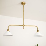 Foxx Retro Metal Conical Ceramic Pendant Light