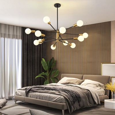 Drayven Modern Tiered Sputnik Metal Chandelier