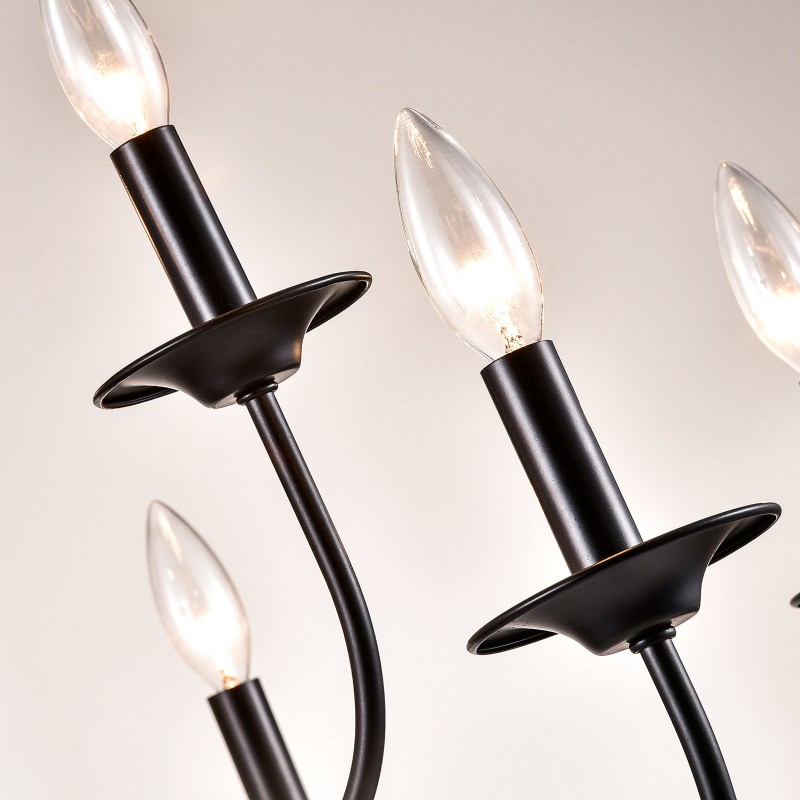 Caelestis Farmhouse 9 Light Metal Chandelier