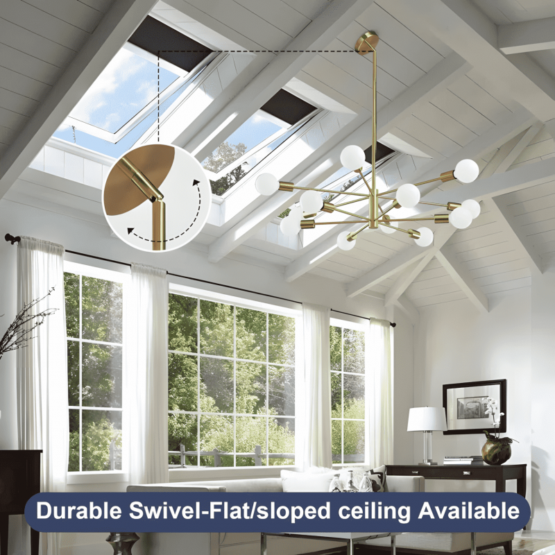 Drayven Modern Tiered Sputnik Metal Chandelier