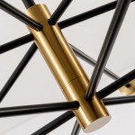 Drayven Modern Tiered Sputnik Metal Chandelier