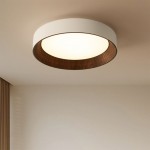 Calixte Minimalist LED Round Metal Ceiling Light