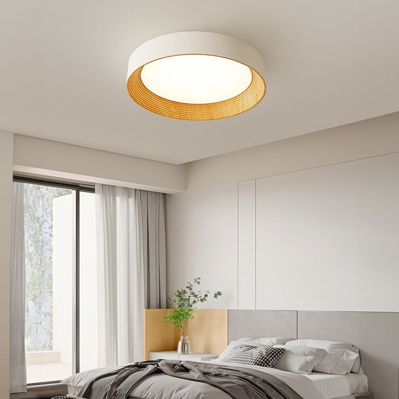 Calixte Minimalist LED Round Metal Ceiling Light