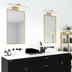 Jaryn Rustic LED Bar Brass Wall Light