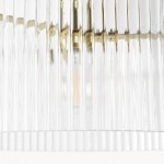 Erisen Farmhouse Ribbed Glass Pendant Light