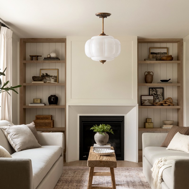 Ozita Retro Semi-Flush Mount Eloise Pendant Light