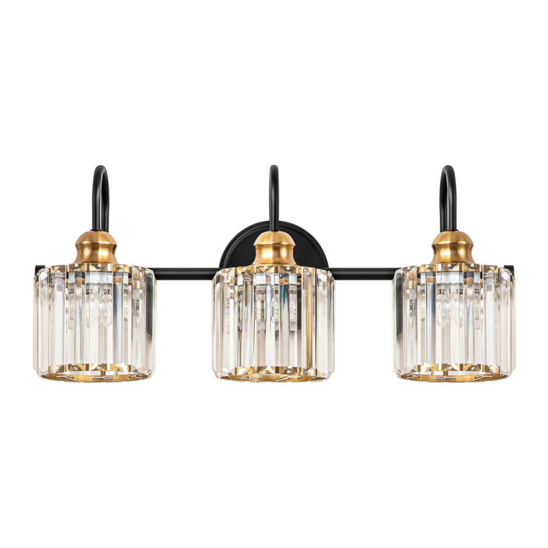 Naeris Modern Square Crystal Wall Sconce