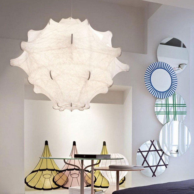 Joaquin Creative White Cocoon Pendant Light