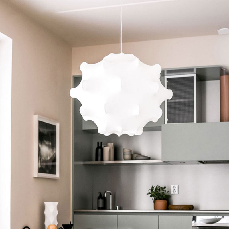 Joaquin Creative White Cocoon Pendant Light
