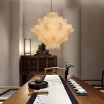 Joaquin Creative White Cocoon Pendant Light