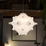 Guido Flute Cylindrical Alabaster Pendant Light