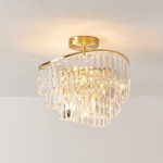 Tranquil Bohemian Style Flower Rattan Ceiling Light