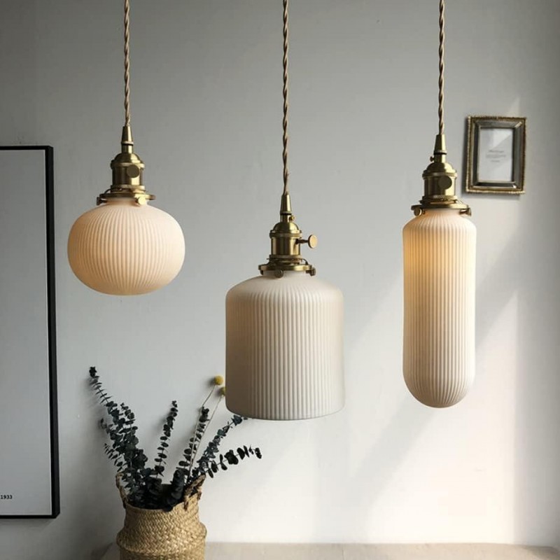 Elena Sjöborre Art Deco Stripe Pendant Light