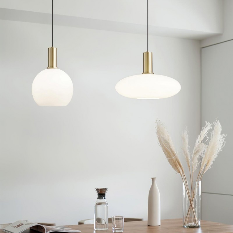 Cosima Modern Opal Glass Pendant Light