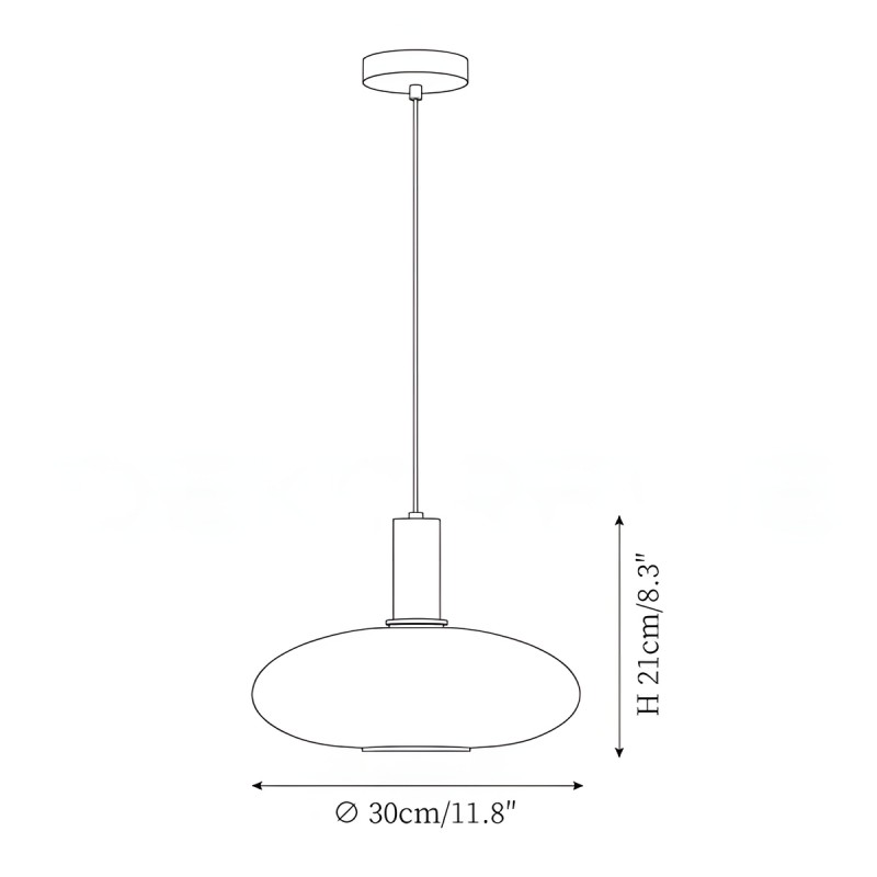 Cosima Modern Opal Glass Pendant Light