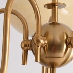 Luna Cream White Bubble Glass Chandelier