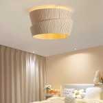 Tranquil Bohemian Style Flower Rattan Ceiling Light