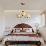 Juino Wood Farmhouse Milk Ball Sputnik Chandelier