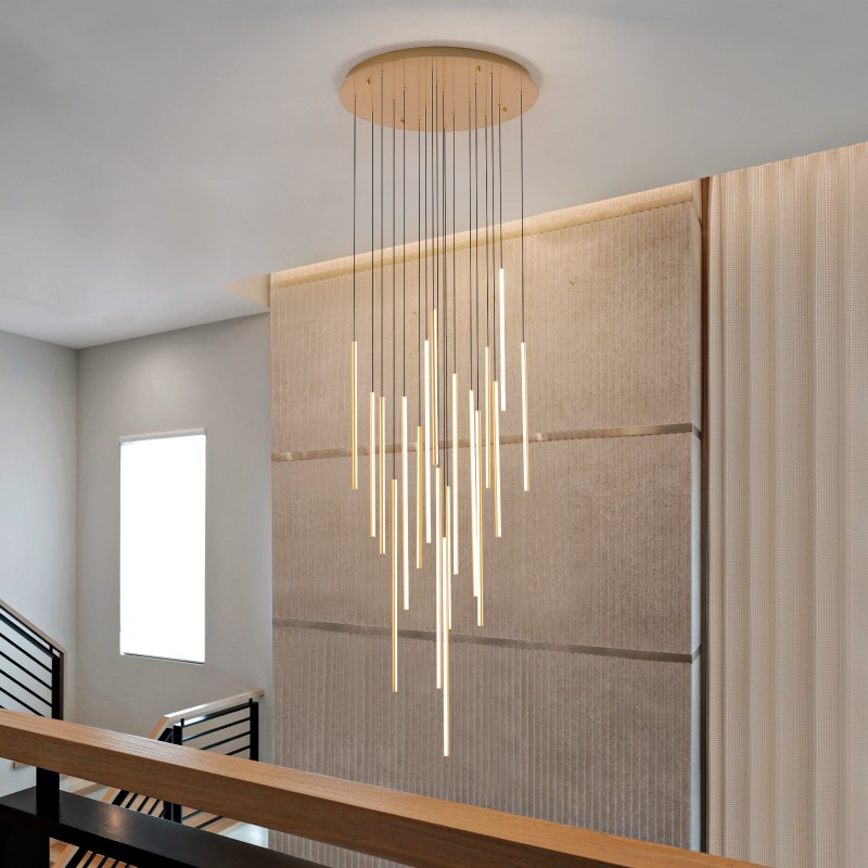 Rory Modern Cluster Cylinder Led Pendant Light