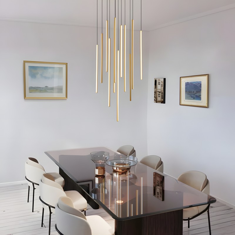 Rory Modern Cluster Cylinder Led Pendant Light