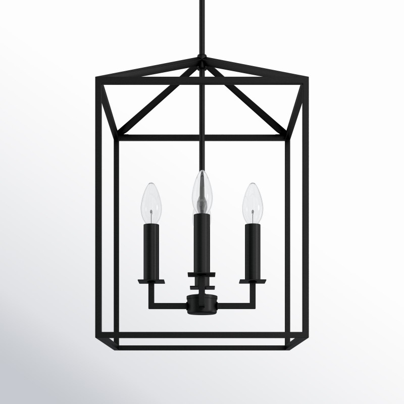 Marie Farmhouse Metal Lantern Pendant Light