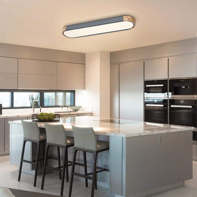 Carson Nordic Minimalist Led Rectangle Ceiling Light