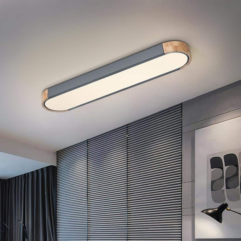 Carson Nordic Minimalist Led Rectangle Ceiling Light