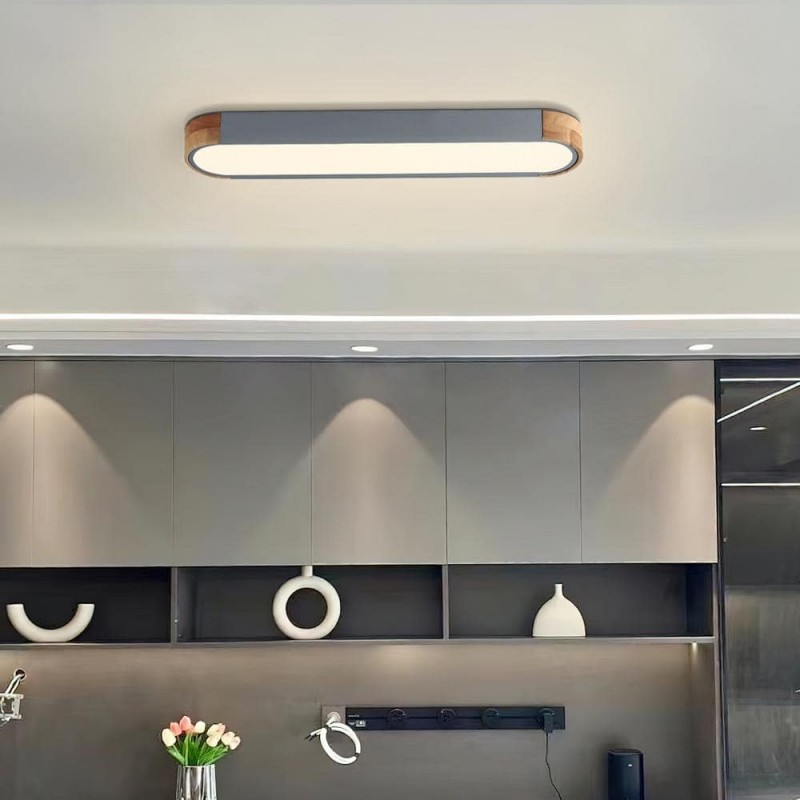 Carson Nordic Minimalist Led Rectangle Ceiling Light