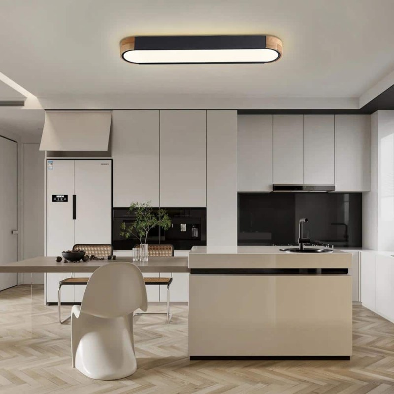 Carson Nordic Minimalist Led Rectangle Ceiling Light