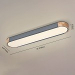 Carson Nordic Minimalist Led Rectangle Ceiling Light