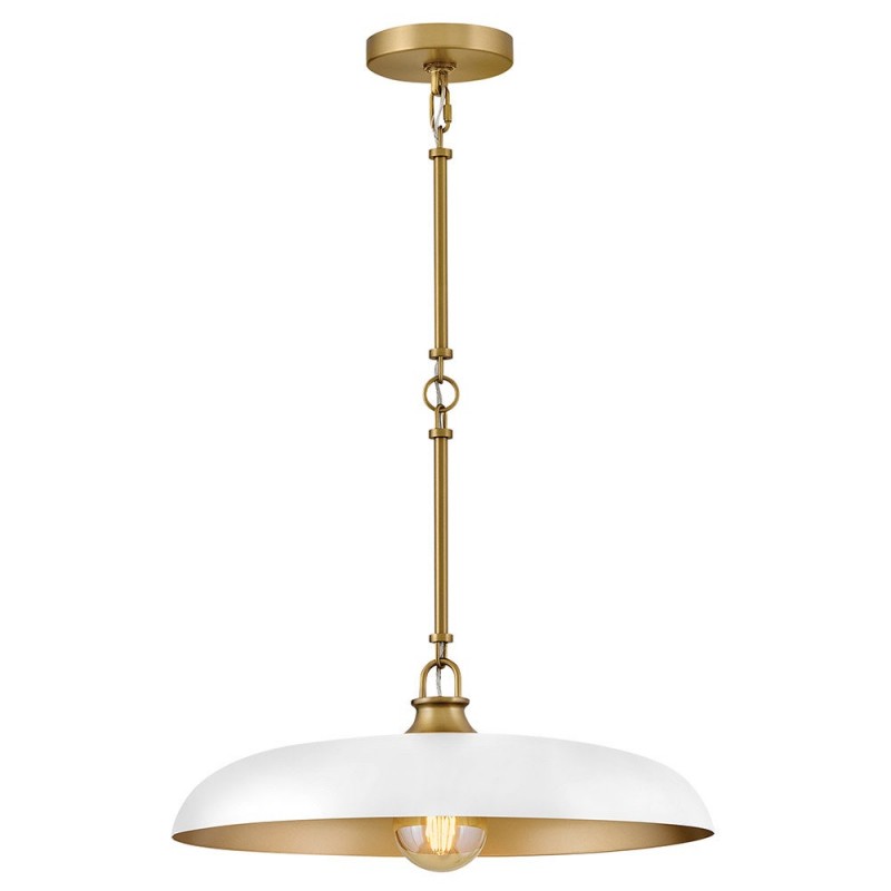 Leila Industrial Rustic Bronze Cone Shade Pendant Light