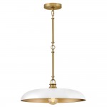 Leila Industrial Rustic Bronze Cone Shade Pendant Light