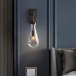 Ozonoa Raindrop Modern Solid Brass Wall Sconce