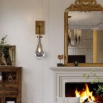 Ozonoa Raindrop Modern Solid Brass Wall Sconce