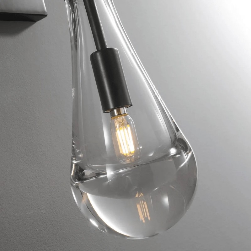 Ozonoa Raindrop Modern Solid Brass Wall Sconce