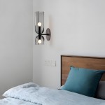 Trisia Modern Up Down Glass Wall Sconce