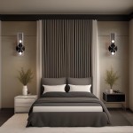 Trisia Modern Up Down Glass Wall Sconce