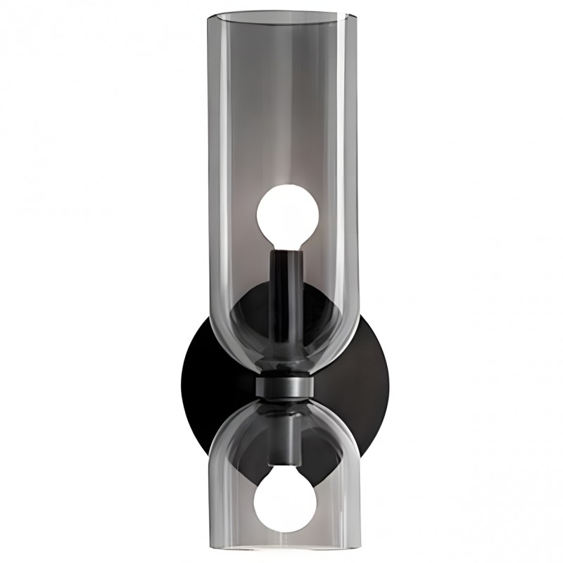 Trisia Modern Up Down Glass Wall Sconce