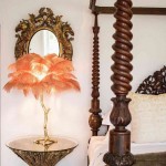 Marco Ostrich Feather Table Lamp