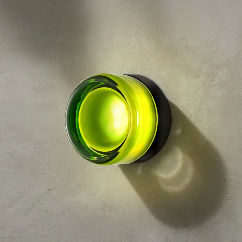 Gabriella Nordic LED Glass Flush Mount Sconce