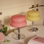 Josie Cream Glass Bauhaus Style Table Lamp
