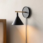 Aaradhya Modern Minimalist Rotatable Linear Black LED Wall Light