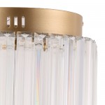 Collins Retro Crystal Drum Semi Flush Mount Ceiling Light