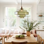 Yves Contemporary Tiered Green Glass Pendant Light