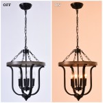 Richardson Industrial Black Wrought Iron Cage Pendant Light