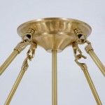 Palmer Retro Acrylic Flower Semi Flush Mount Ceiling Light