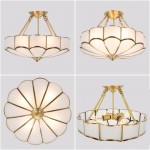Palmer Retro Acrylic Flower Semi Flush Mount Ceiling Light