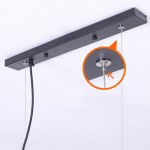 Malley Modern 8-Light Black Globe Glass Chandelier