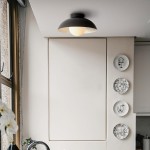 Karia Minimalist Flushmount Ceiling Light