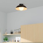 Karia Minimalist Flushmount Ceiling Light